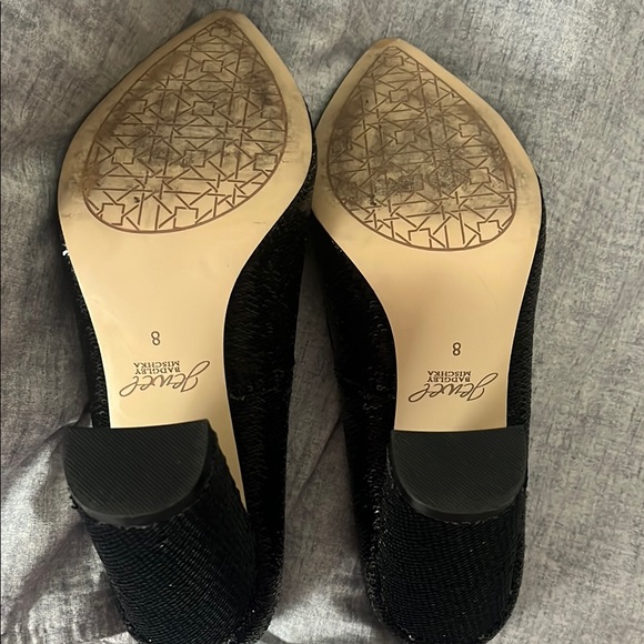 Jewel Badgley Mischka Black Block Heel Pumps - Picture 2 of 3